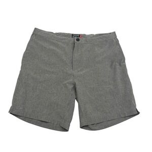 Thousand Miles Mens All Day Shorts Grey Stretch Travel Lightweight Size L